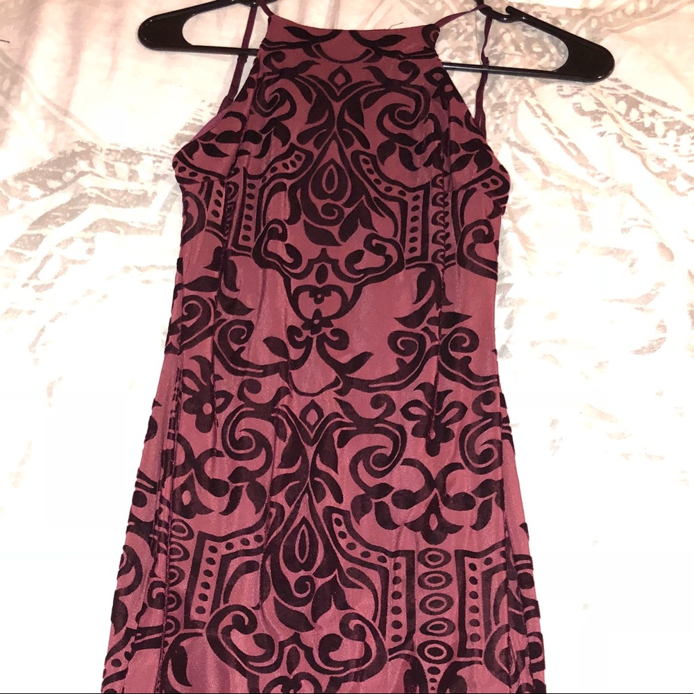 Outlined velvet midi dress - NEVER BEEN WORN